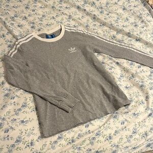 Adidas Gray Long Sleeve Shirt